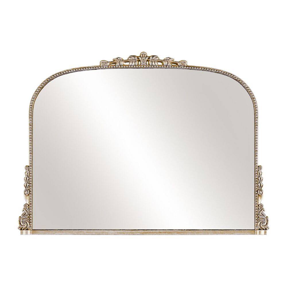 36 in. W x 27 in. H Arched Decorative Antique Silver Polyurethane Frame Wall Bathroom Vanity Mirror price history on PriceWatchPro