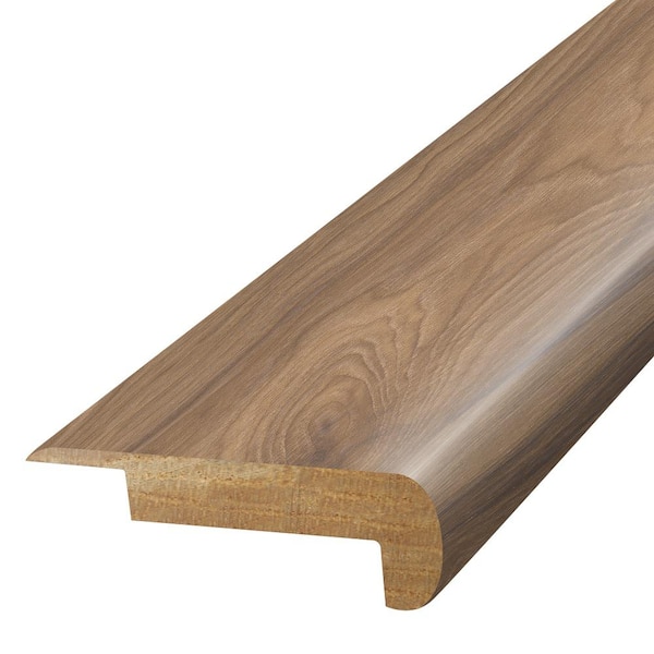 PERFORMANCE ACCESSORIES Kodiak  0.75 in. T x 2.37 in. W x 78.7 in. L Textured Wood Look Laminate Moulding/Trim Stair Nose Molding