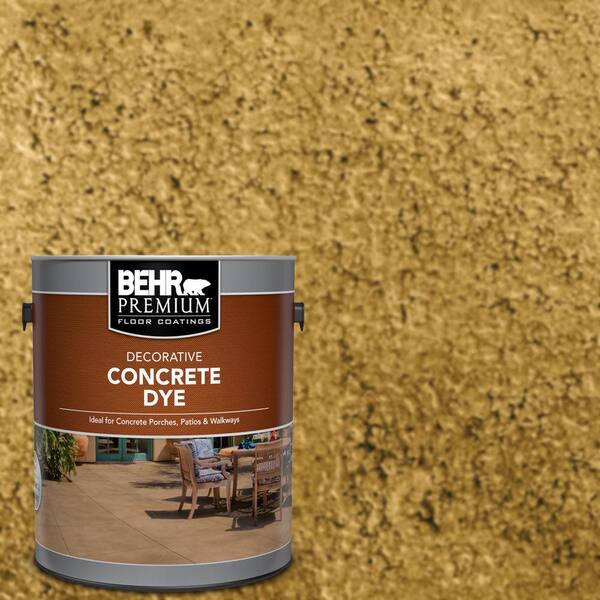 BEHR Premium 1 gal. #CD-816 Golden West Interior/Exterior Concrete Dye