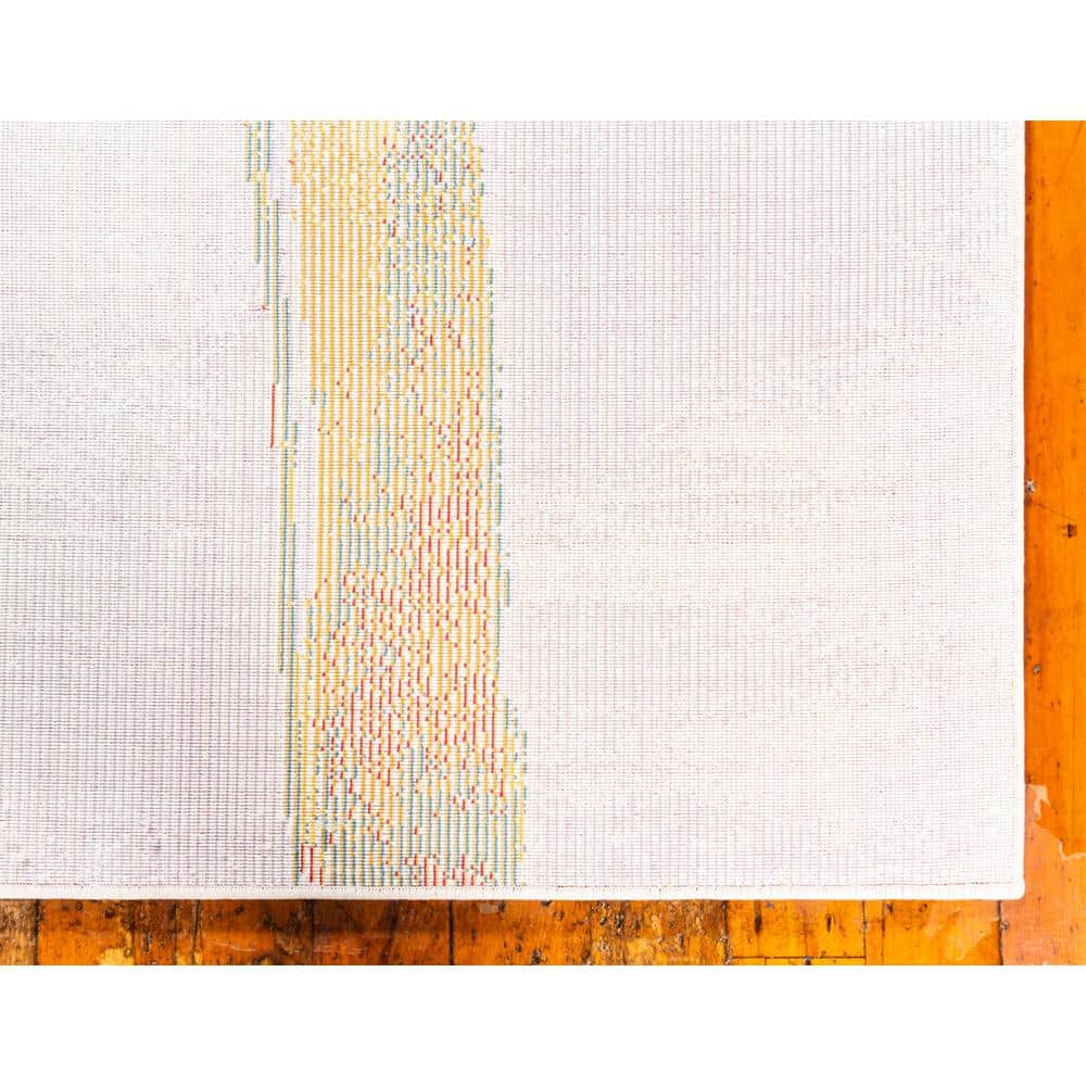Estrella Multicolor Abstract Rectangular Stain-Resistant Rug