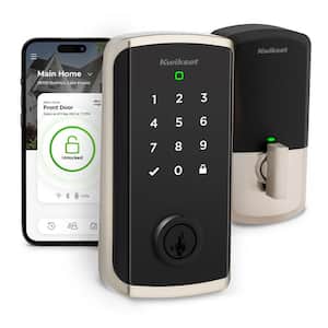 Kwikset SmartCode 916 Z-Wave Touchscreen Satin Nickel Single