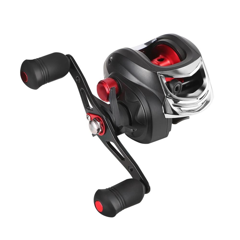 ITOPFOX Right Handed Baitcasting Fishing Reel with 17 Plus 1 Ball Bearings  and 7.1:1 Gear Ratio HDSA01-1OT070 - The Home Depot