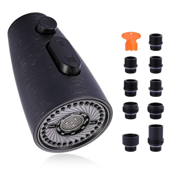 ALEASHA 3 Functions Sprayer Pull Down Kitchen Faucet Spray Head Replacement in Oil Rubbed Bronze