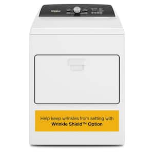 7 cu. ft. Vented Top Load Matching Electric Dryer in White with Moisture Sensing