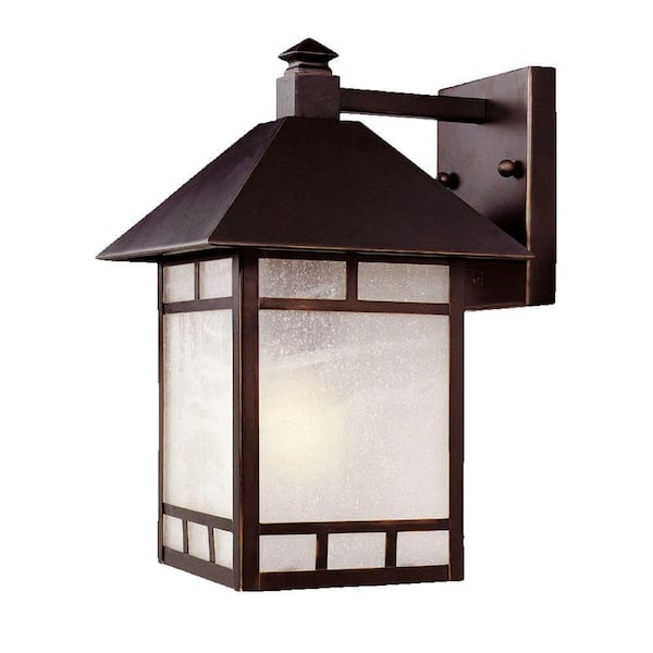 Acclaim Lighting Artisan Collection 1-Light Architectural Bronze Outdoor Wall Lantern Sconce