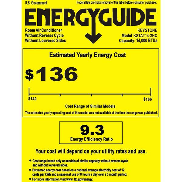 keystone 14000 btu