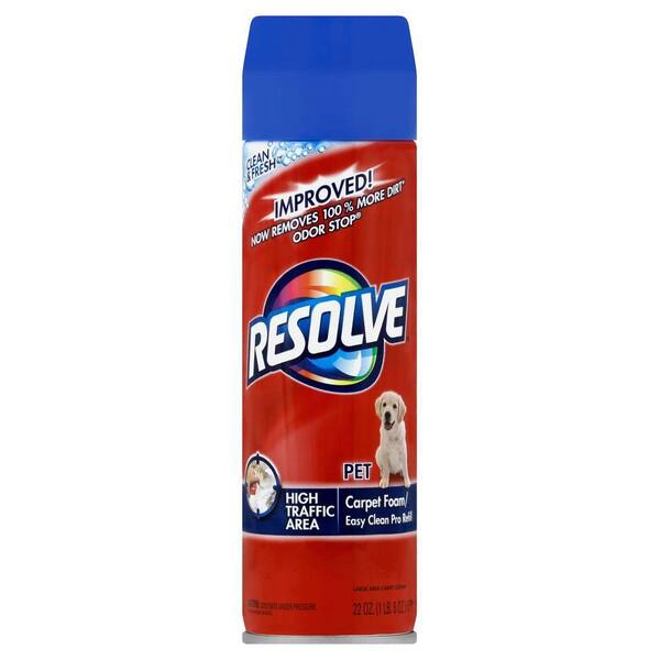 Resolve Pet Foam 22 oz. Carpet Cleaner 1920083262 The Home Depot