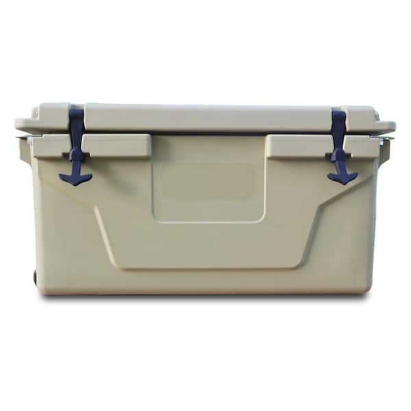 Otryad Khaki color ice cooler box 65 qt. camping ice chest beer box outdoor fishing Cooler
