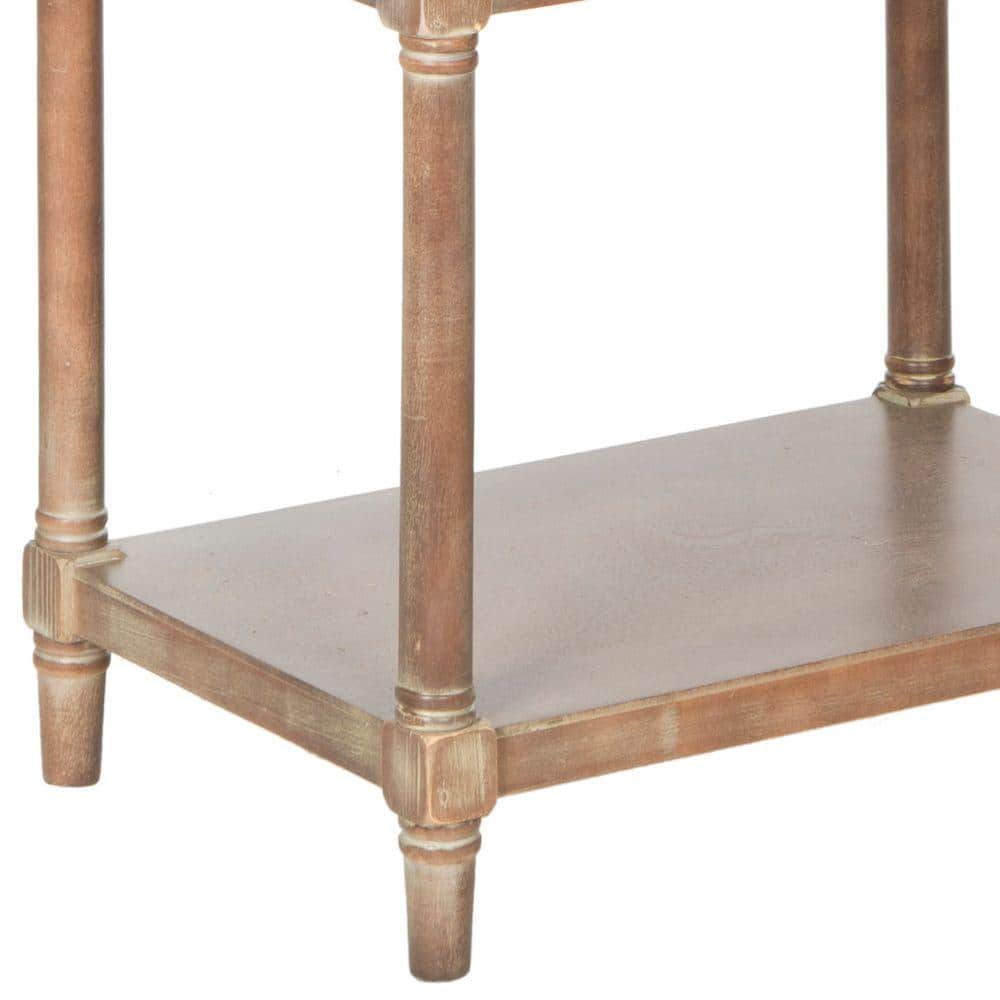 Transitional Sepia Pine 5-Tier Spindle Bookcase