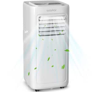 5,100 BTU Portable Air Conditioner Cools 120 Sq. Ft. with Dehumidifier and Drain Hose in White