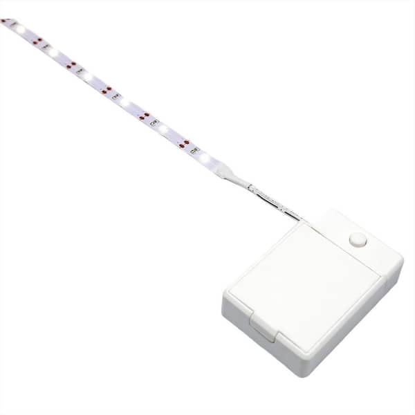 3-Pack 40 in. Battery Powered LED Strip Lights, Wireless LED Strip Lights for Under Cabinet Lighting, Warm White