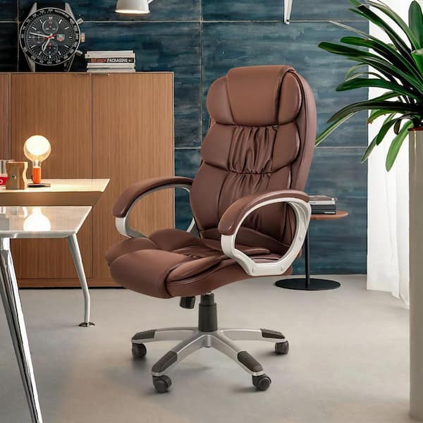 Lacoo Faux Leather High-Back Ergonomic Executive Office Chair with