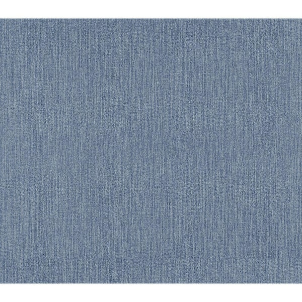 The Wallpaper Company 8 in. x 10 in. Blue Denim Sidewall Wallpaper Sample