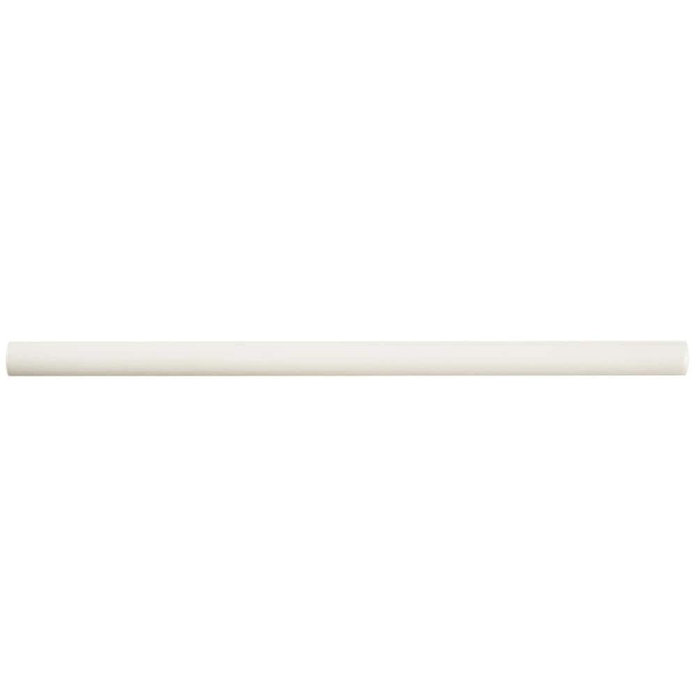 Twist Soft Cream 1/2 in. x 11-3/4 in. Glossy Ceramic Wall Tile Trim price history on PriceWatchPro