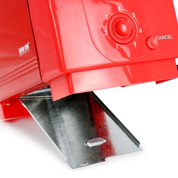 Better Chef Compact Two Slice Countertop Toaster in Red