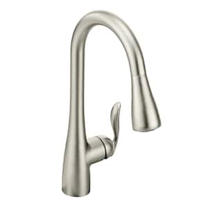 Arbor Single-Handle Pull-Down Sprayer Kitchen Faucet with Power Boost in Spot Resist Stainless