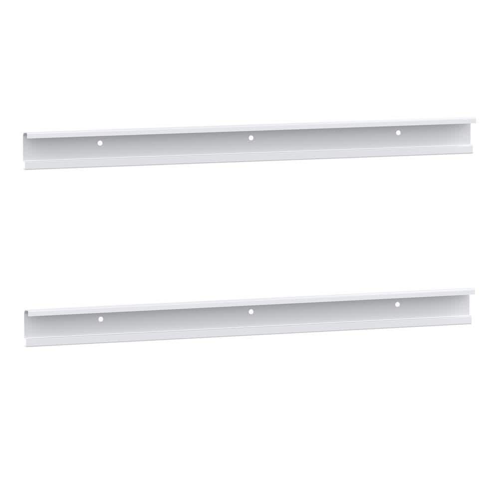 ClosetMaid 40-in White ShelfTrack Hang Track in the Wire Closet Hardware  department at