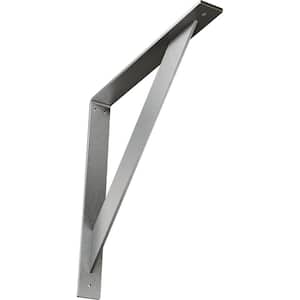 18 in. x 2 in. x 18 in. Stainless Steel Unfinished Metal Traditional Bracket