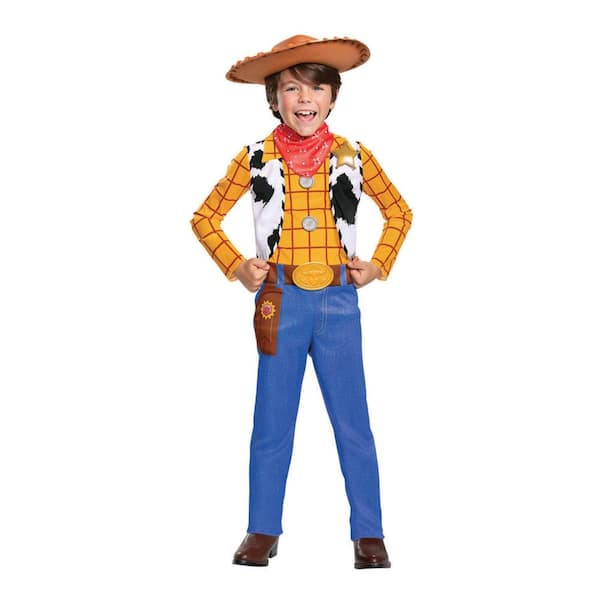 Boy's Classic Toy Story 4 Woody Costume - Small - Kids Halloween Costume