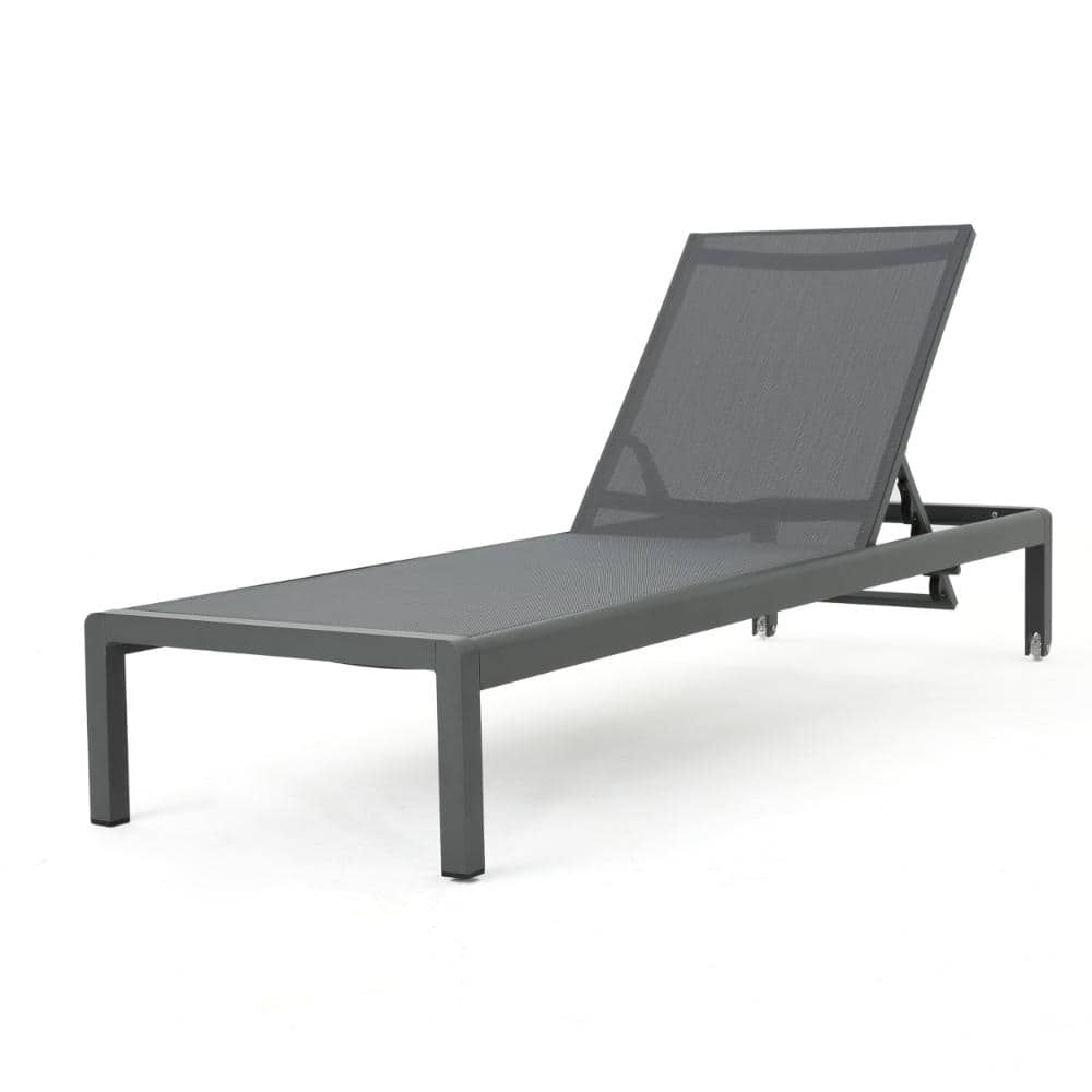 Aluminum Outdoor chaise Lounge, 5-position adjustable backrest,Rust and water resistant price history on PriceWatchPro