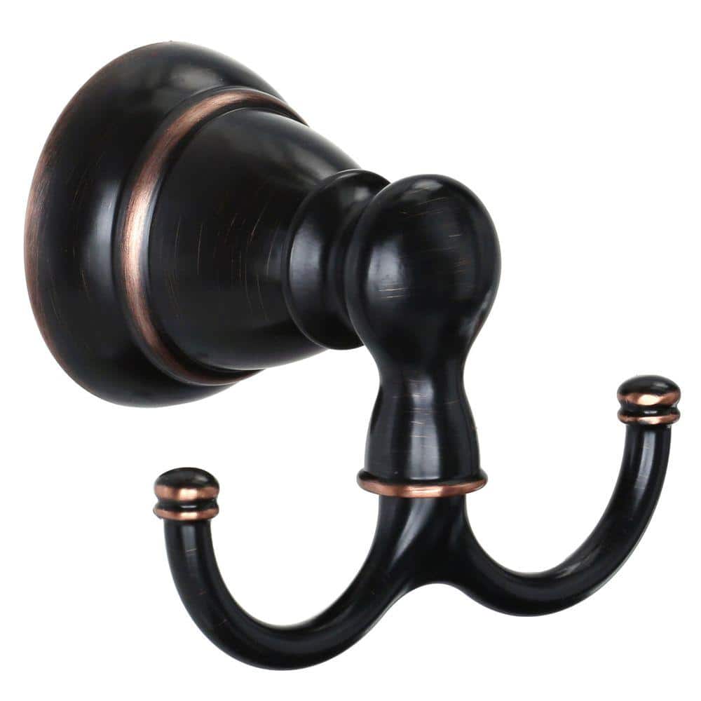 Mainstays, Two Oil-Rubbed Bronze Small Hooks, 10lb Limit per Hook