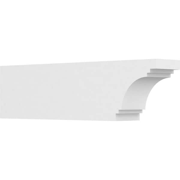 Ekena Millwork 5 in. x 8 in. x 30 in. Pescadero PVC Rafter Tail Brace