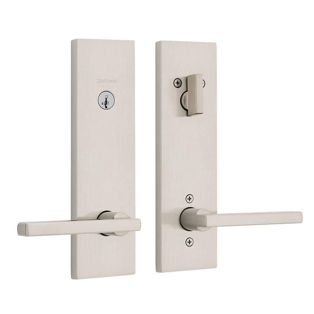 Halifax Satin Nickel Keyed Entry Set Single Cylinder Door Handleset ft SmartKey Security price history on PriceWatchPro