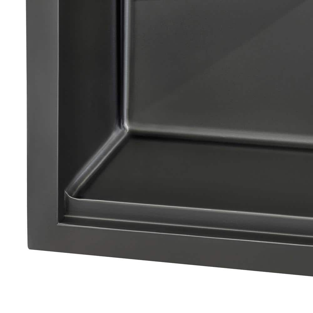 Ruvati 27 inch Workstation Undermount Kitchen Sink Single Bowl