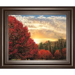 "Crimson Tress" By Celebrate Life Gallery Framed Print Wall Art 26 in. x 22 in.
