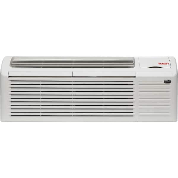 Tosot 9,000 BTU Inverter Packaged Terminal Air Conditioner with Heat Pump and 3.5 kW Electric Heater, 13.4 COP, without grill