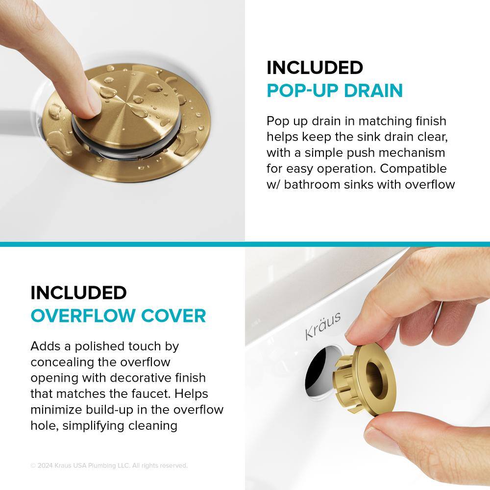 Indy Spot-Free Brushed Brass Single Handle Vessel Sink Faucet