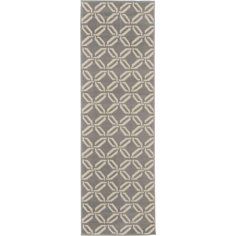 Jubilant Grey 2 ft. x 7 ft. Moroccan Farmhouse Kitchen Runner Area Rug price history on PriceWatchPro