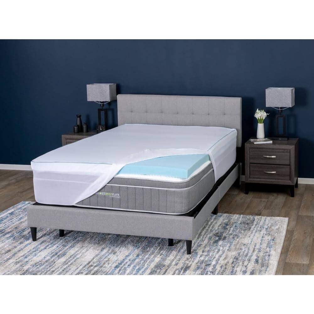 Sealy 3 SealyChill Gel Memory Foam Queen Size Mattress Topper with Cover