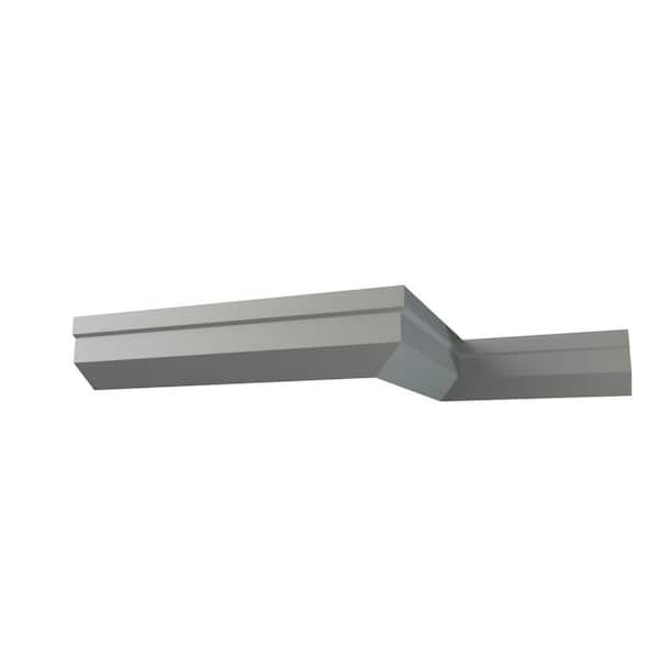 Ekena Millwork Armando 6 in. D x 3.125 in. W x 12 in. L Polyurethane Crown Moulding Sample