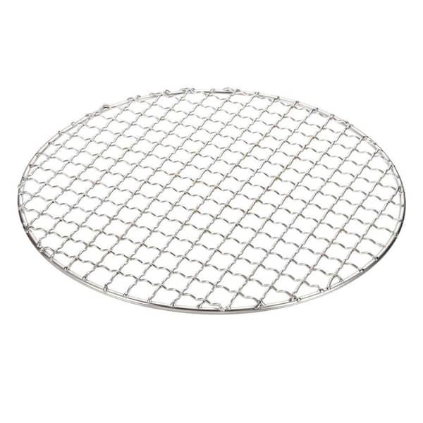 Stainless Steel Silver Mesh Grill Grate Cooling Rack Oven Dishwasher Safe for Baking Grilling Roasting 1 Piece
