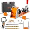 VEVOR Pocket Hole Jig Kit, 34 Pcs with 11 in. C-clamp, Fixture, Drills, Wrenches, Bits, Toolbox, Adjustable for DIY Carpentry TSXKKJPGDGJJQ2BJPV0-250701