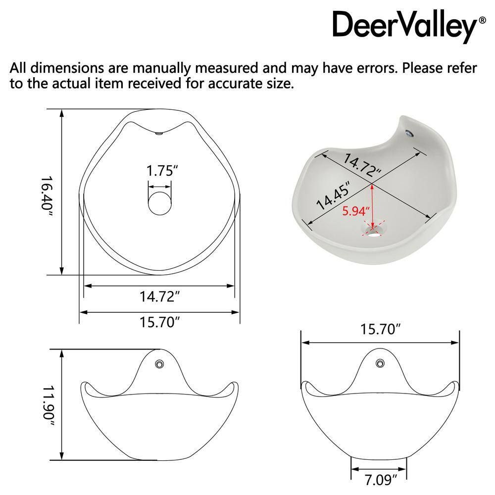 Gray White Concrete Vessel Sink with Built-In Faucet