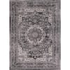 Home Decorators Collection Angora Anthracite 9 ft. x 13 ft. Medallion ...