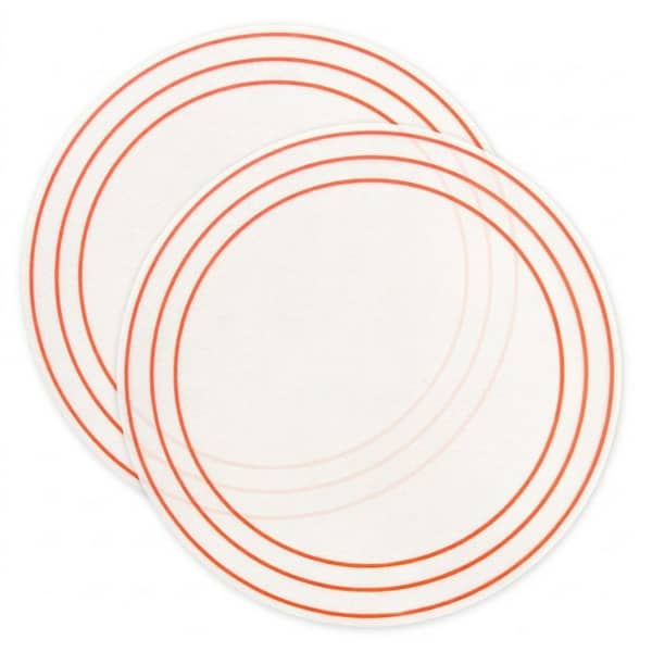 Round Silicone Baking Mat Set Cuttable Non Stick Food Grade German Silicone with Heat Resistant Reusable 2 Pack