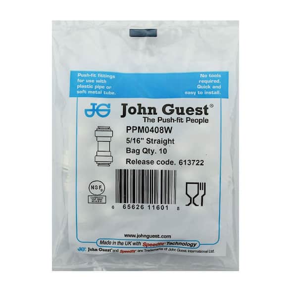 John Guest Quick Connect Reducing Union Fitting 3/8 x 5/16 – US