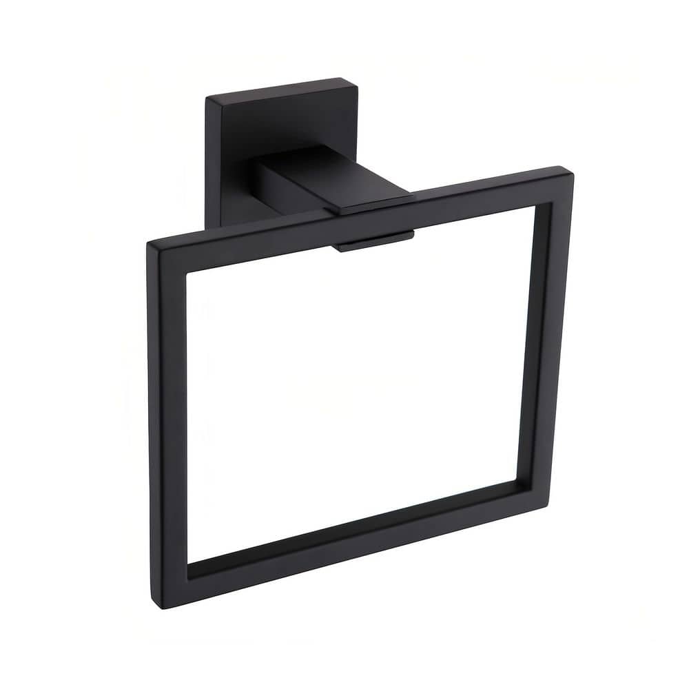 SUS 304 Stainless Steel Wall Mounted Towel Ring  in Matte Black price history on PriceWatchPro