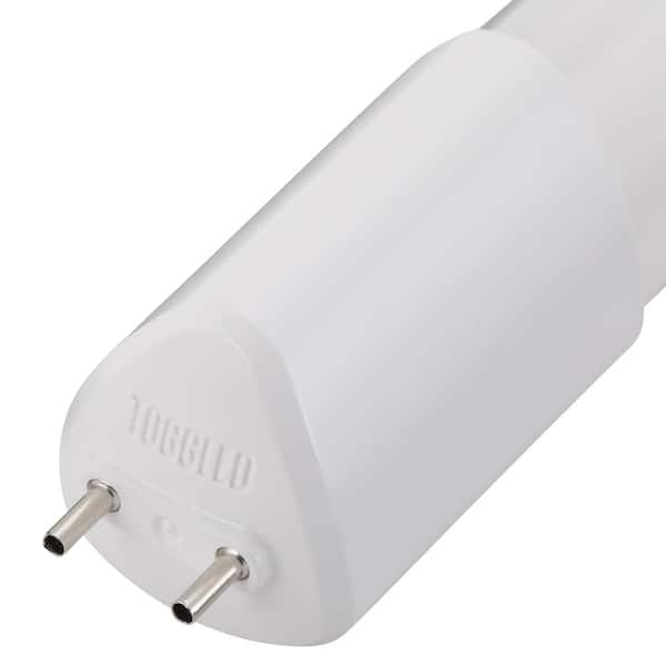 Toggled E312-50310 T8 T12 Linear LED Tube 3' (36) 1680 lm, Single Ended Direct Wire 12W (30W Equivalent) Light Bulb 5000K