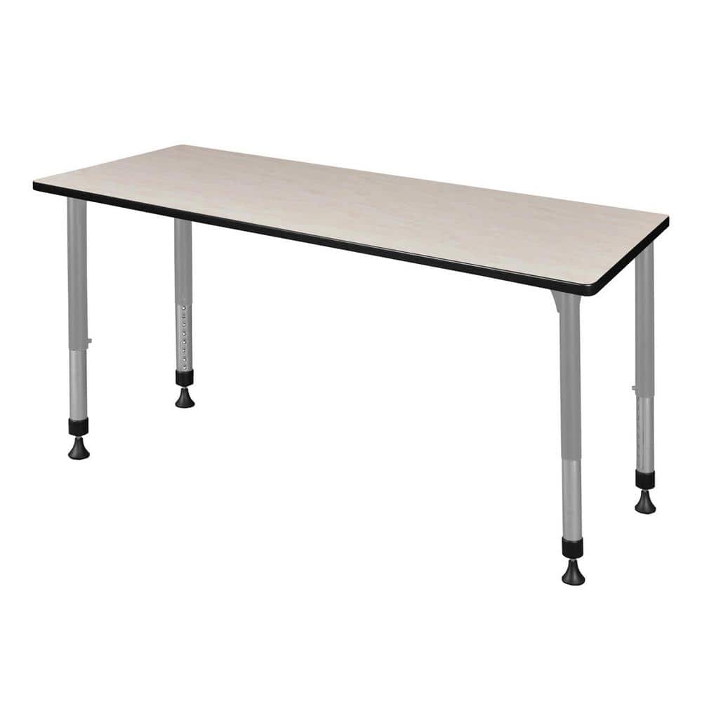Kee 66 in. Rectangular Maple Composite Classroom Activity Desk with Adjustable Height price history on PriceWatchPro