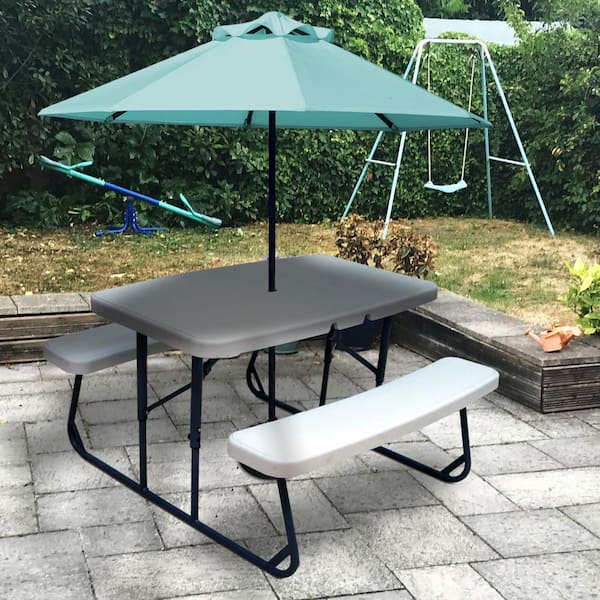 plastic development group folding picnic table