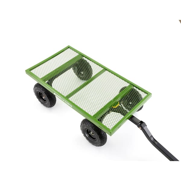 GORILLA CARTS 4.5 cu. ft. Plastic Garden Cart GCY-45 - The Home Depot