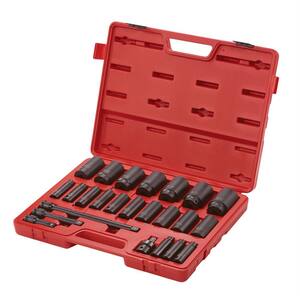 DEWALT 1/2 in. Drive SAE Deep Impact Socket Set (19-Piece) DWMT19239 ...
