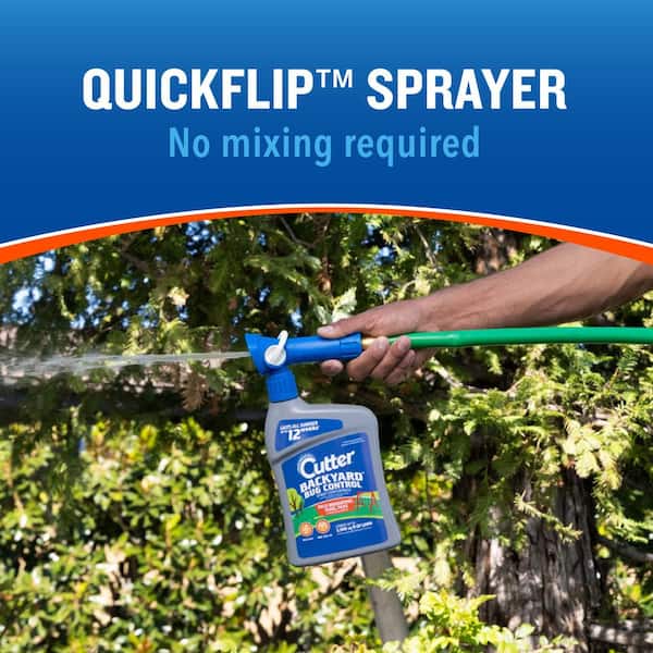 Cutter - 32 fl. oz. Concentrate Backyard Bug Control Spray