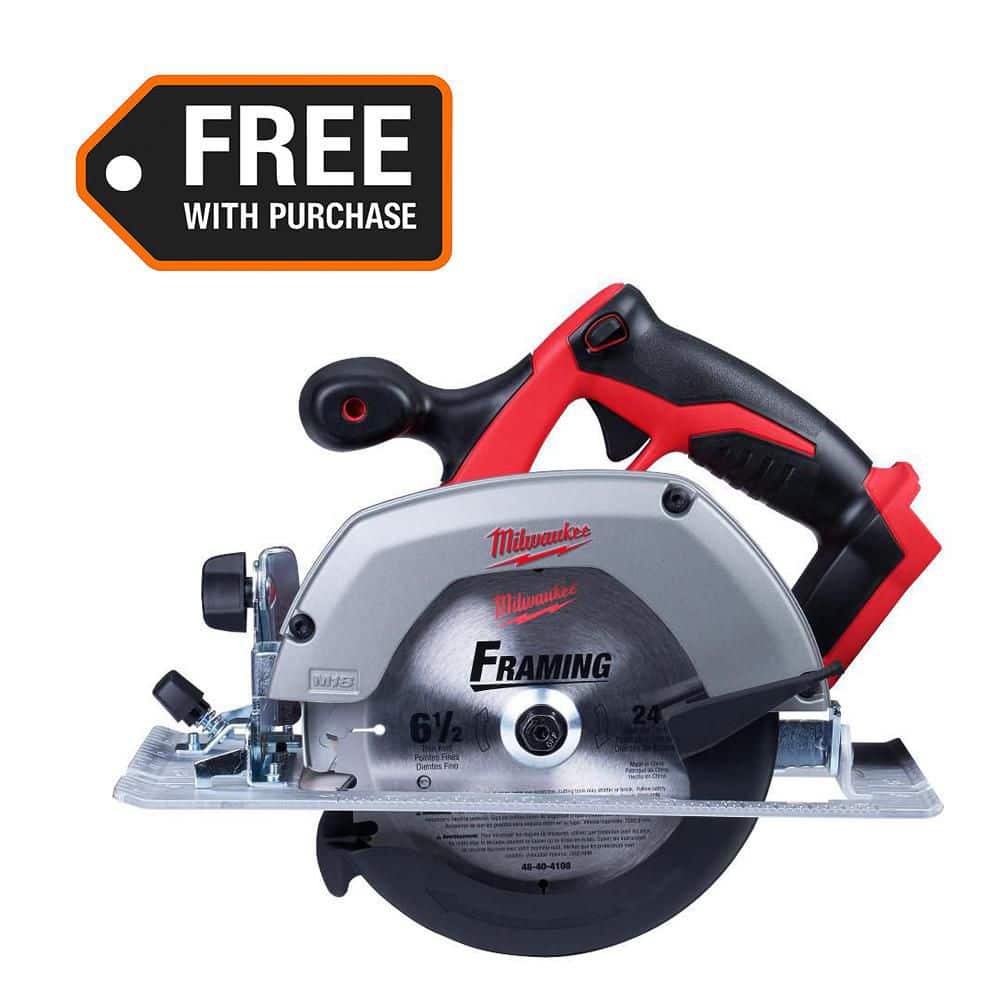 Milwaukee M18 18V Lithium-Ion Cordless 6-1/2 in. Circular Saw (Tool-Only) 2630-20 - The Home Depot