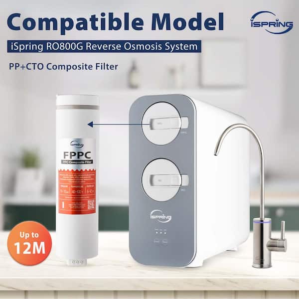 FPPC Replacement Water Filter for RO800G Reverse Osmosis System