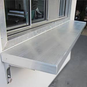 Tileon Stainless Steel Shelf 12 x 36 in., 270 lbs., Wall Mount